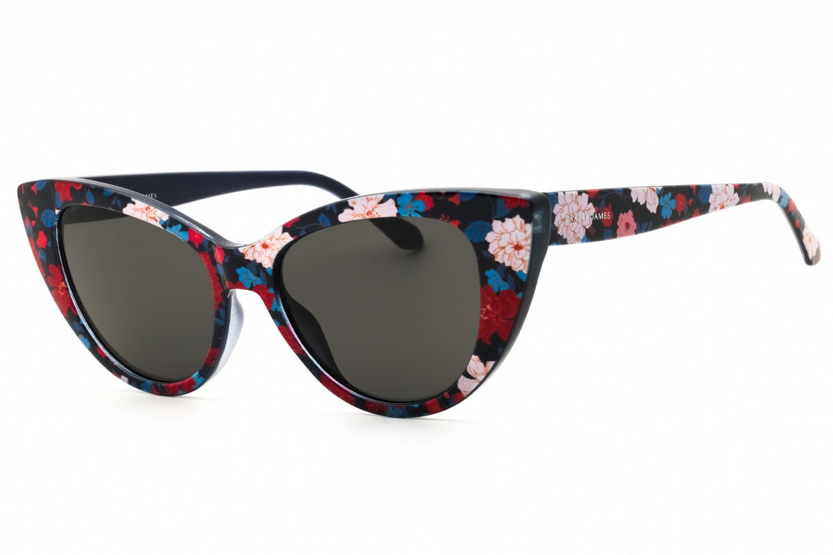 Draper James DJ7056-415 NAVY FLORAL Cat eye Sunglasses 53mm Sunglasses