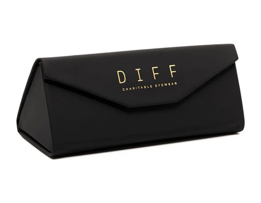 DIFF Eyewear ZARIA-DE01-0889-BK BLACK + GREY GRADIENT POLARIZED Cat eye Sunglasses 51mm Sunglasses