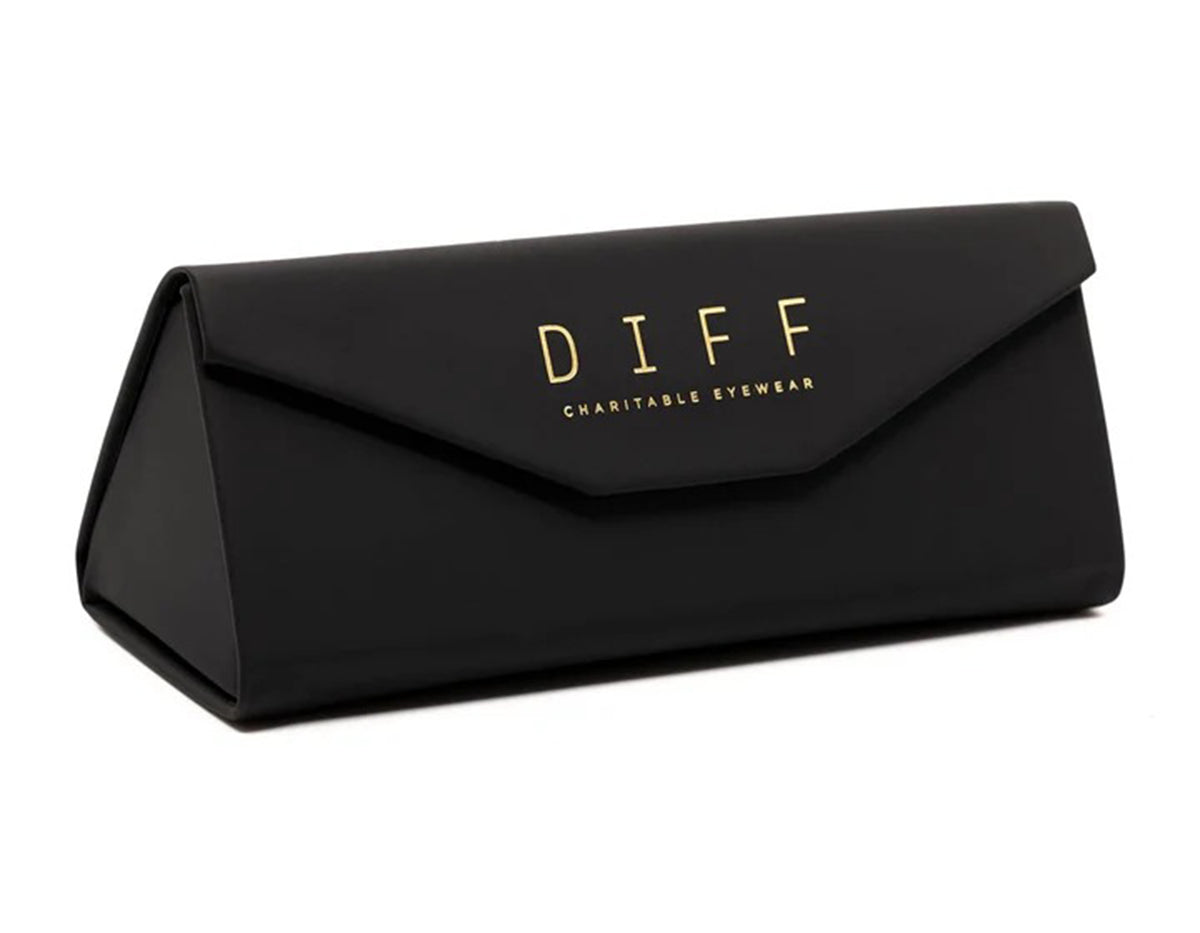 DIFF Eyewear SIMS-DE01-0920 BLACK Rectangular Sunglasses 51mm Sunglasses