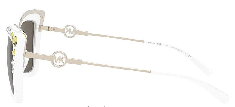 Michael Kors 0MK2128BU-33463-55 Optic White Squared SUNGLASSES 0mm Sunglasses