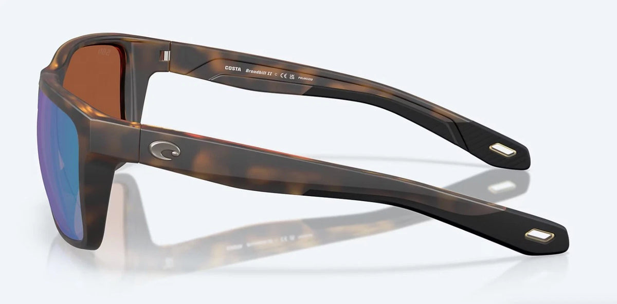 Costa del Mar 06S9120 912002 58 Brown Rectangle Sunglasses 0mm Sunglasses