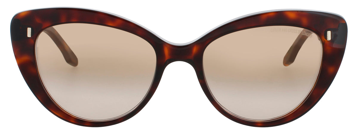 Cutler And Gross CGSN-1350-53-12 DARK TURTLE  Women's Sunglasses 53mm Sunglasses