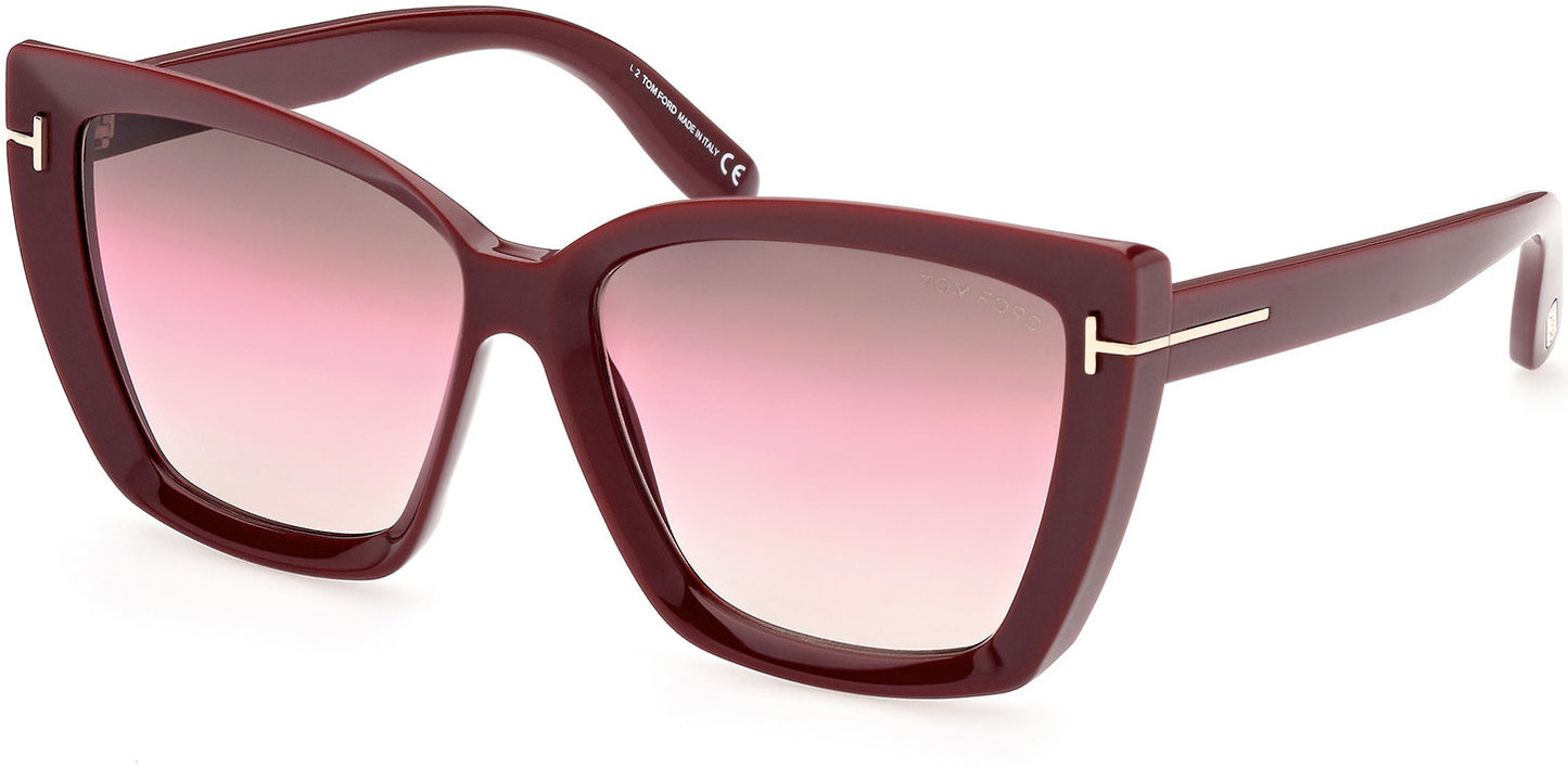 Tom Ford FT0920 Scarlet-02-5769F 57mm New Sunglasses