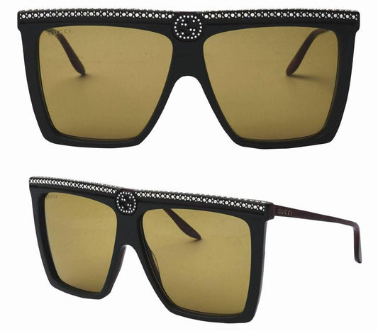 Gucci GG0733S-005-62 Green na Sunglasses 62mm