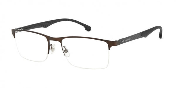 Carrera CARRERA8846-VZH-56 Brown Rectangle Eyeglasses 56mm Eyeglasses