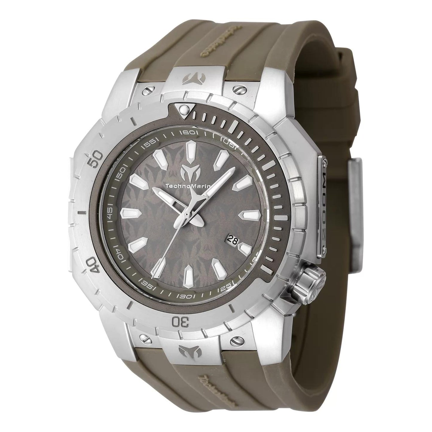 TechnoMarine TM-224008 TM-224008 Watch - Green Dial Silicon Band