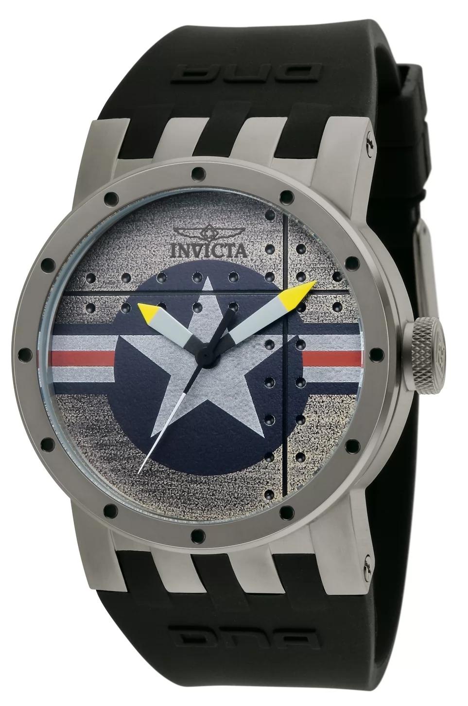 Invicta 11649 11649 Watch - Silver Dial Polyurethane Band