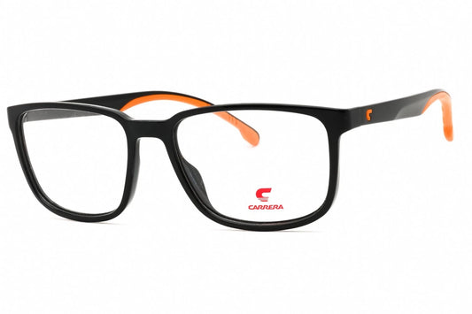Carrera 8894-8LZ eyeglasses in black orange frame with clear lenses