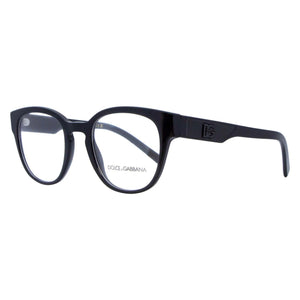 Dolce Gabbana 0DG3350-501-49 Black Rectangle Eyeglasses 49mm