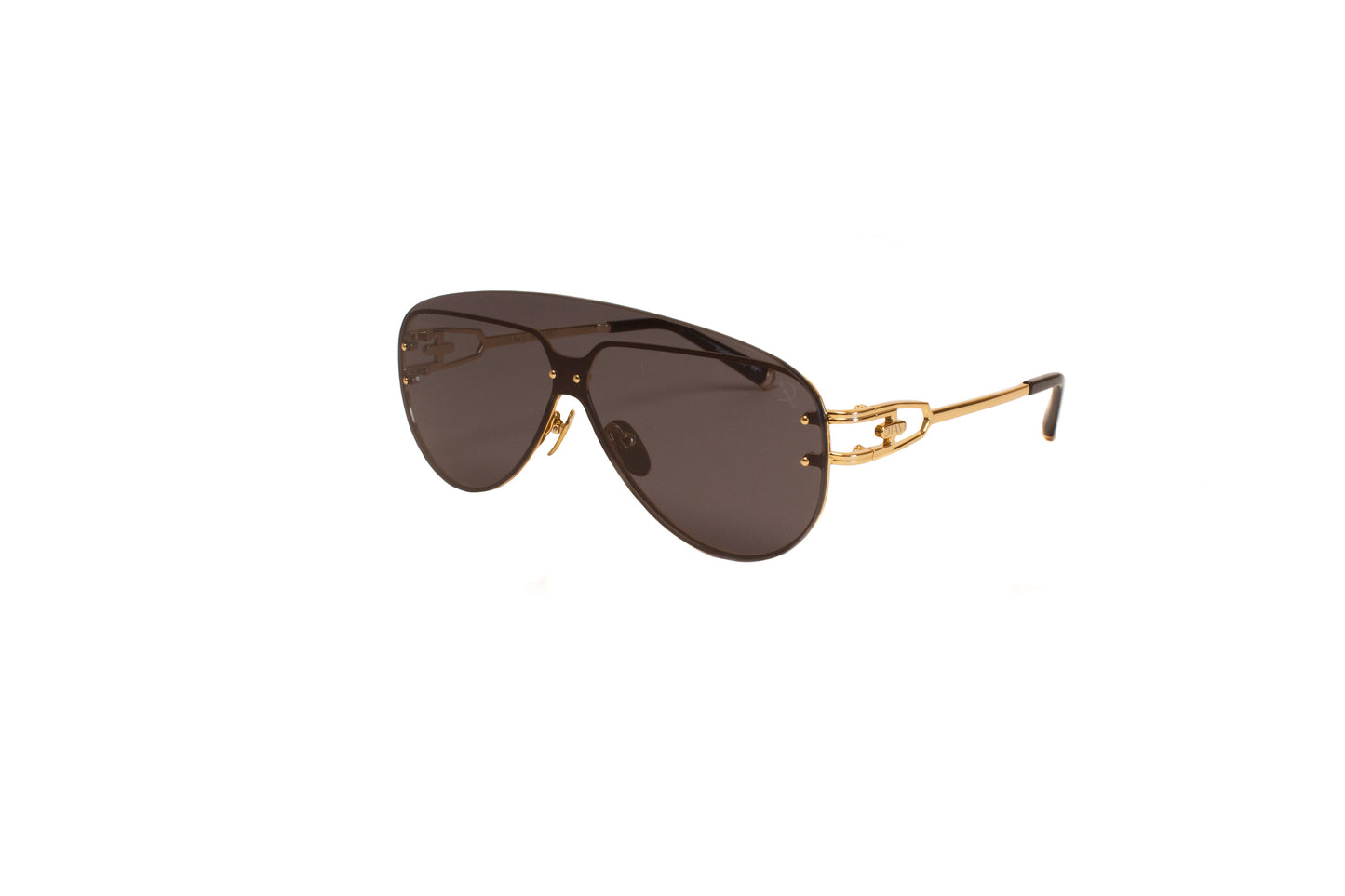 Diavi CUSHION GOLD W/SOLID SMOKE GOLD PLATED 18K 0