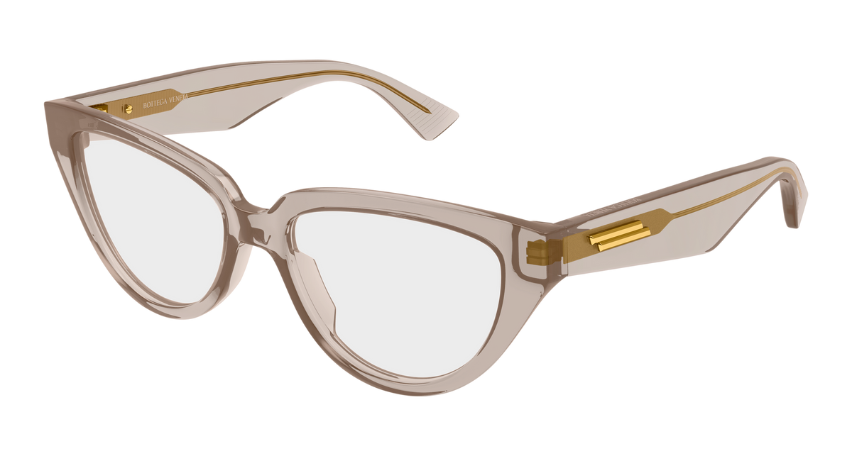 Bottega Veneta BV1503O-003-53 Brown Cat Eye  53mm Eyeglasses