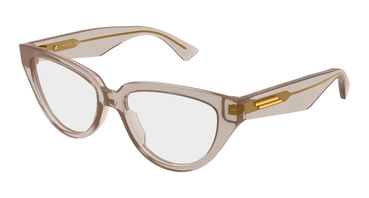 Bottega Veneta BV1503O-003-53 Brown Cat Eye  53mm Eyeglasses
