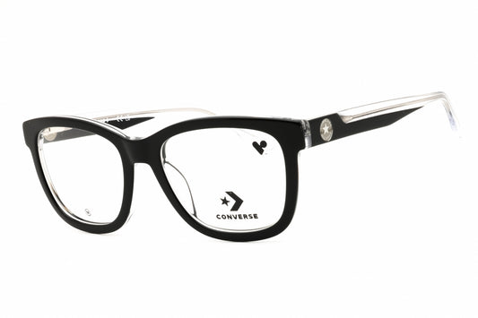 Converse CV5118N-009 eyeglasses in black frame with clear lenses