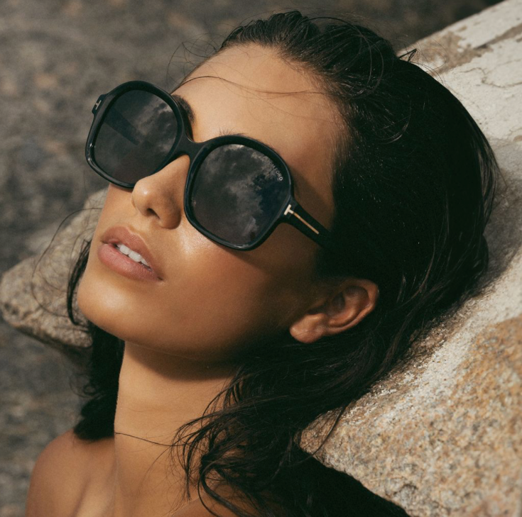 Tom Ford FT1034-01B 57mm New Sunglasses