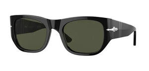 Persol 0PO3308S 95/31 Black Square Sunglasses 51mm