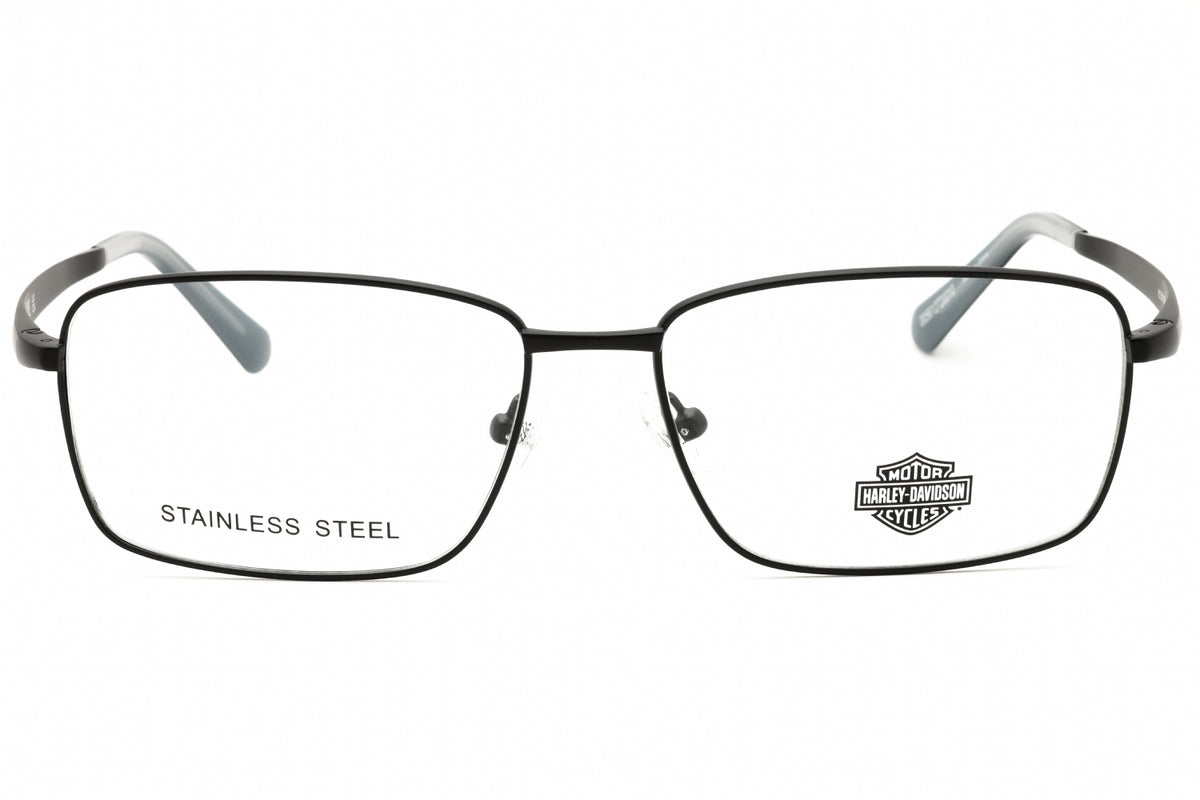 Harley Davidson HD50100-002 matte black Rectangular Eyeglasses 59mm Eyeglasses