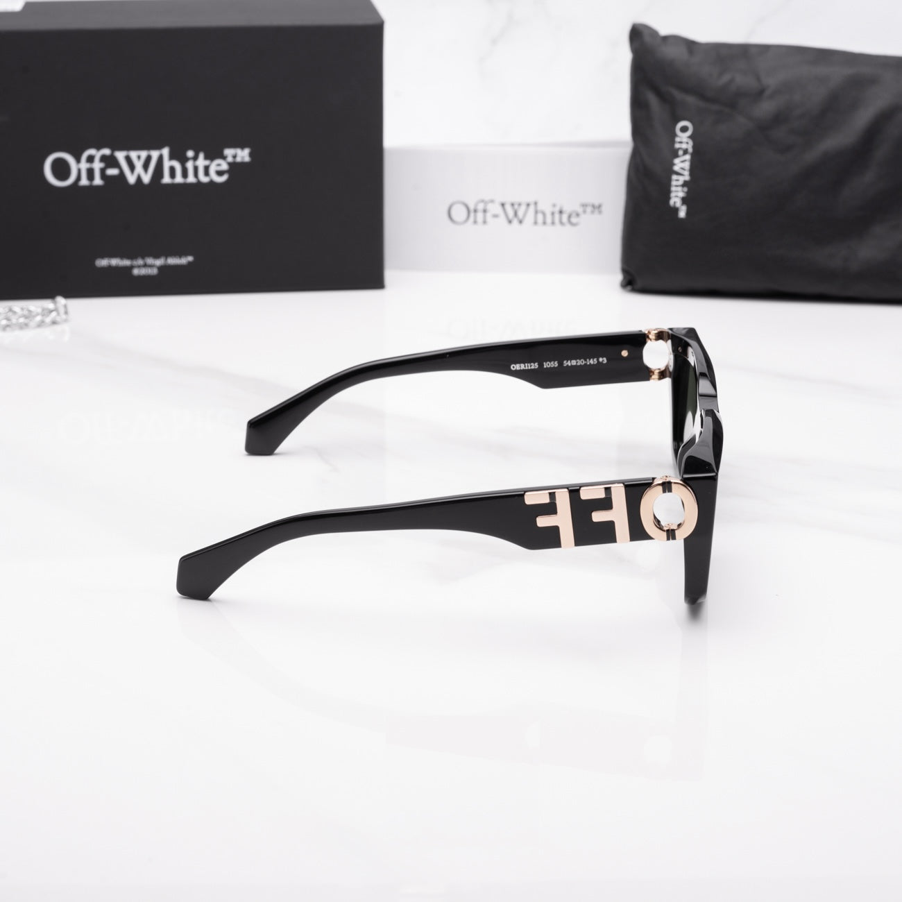 Off-White OERI125S24PLA0011055 54mm New Sunglasses