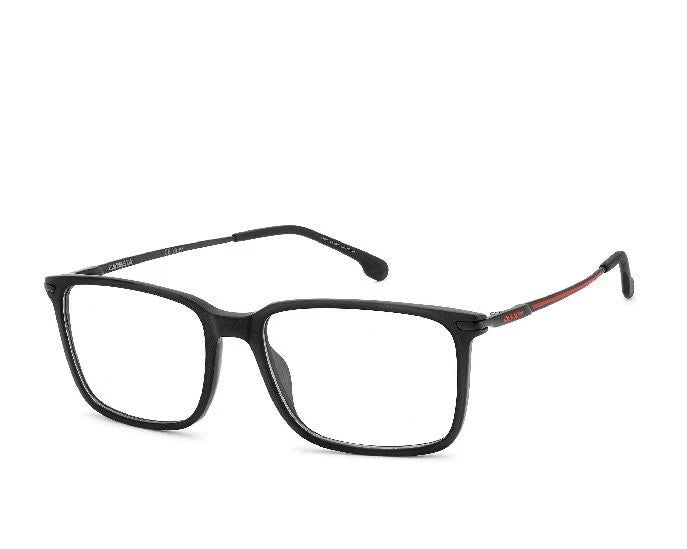 Carrera CARRERA8897-BLX-55 Matte Black Red Rectangle Eyeglasses 55mm Eyeglasses