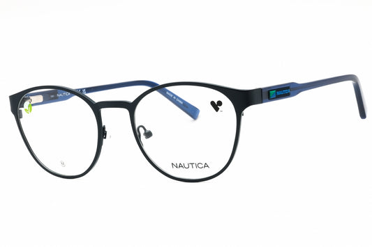 Nautica N7345-420 eyeglasses in matte sport navy frame with clear lenses