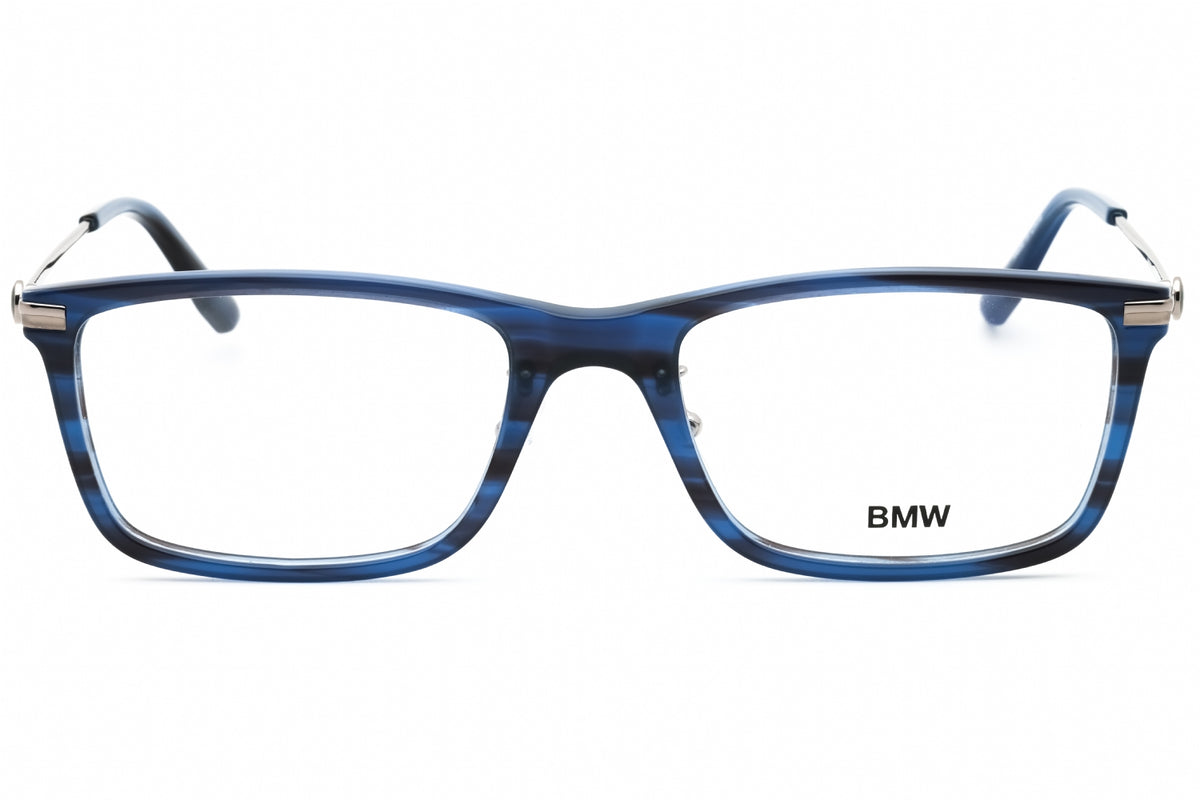BMW BW5020-092 Blue Rectangular Eyeglasses 56mm