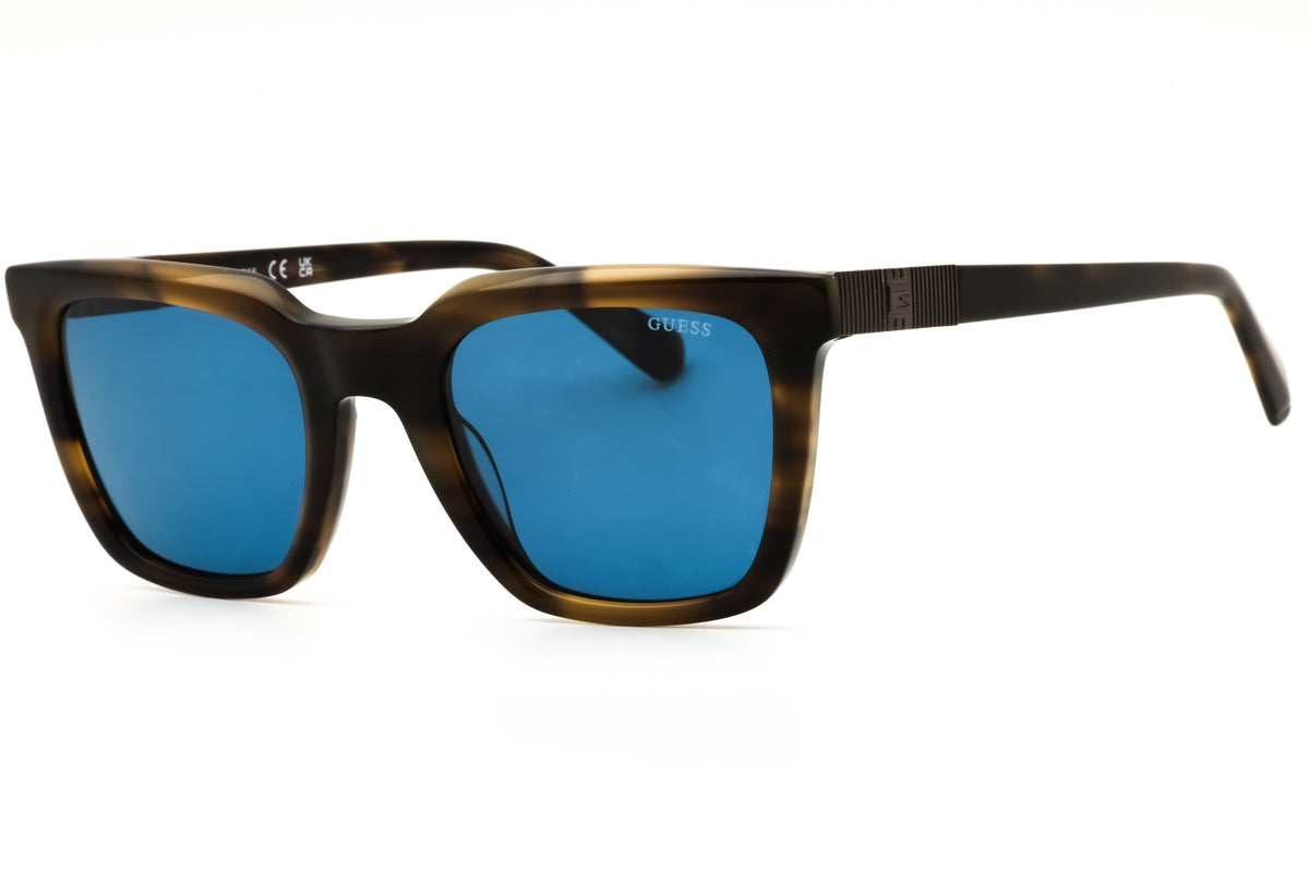 Guess GU00279-98V dark green Rectangular Sunglasses 51mm Sunglasses
