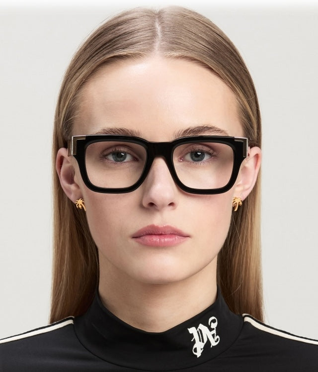 PALM ANGELS PERJ011F24PLA0011000 51mm New Eyeglasses