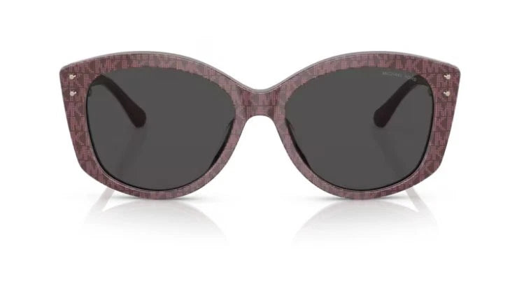 Michael Kors 0MK2175U-392387-54 Merlot Logo Print Aviator SUNGLASSES 0mm Sunglasses