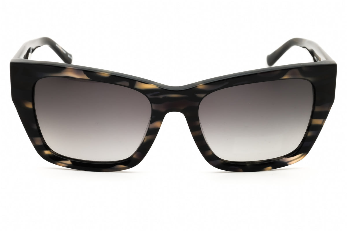 DKNY DO519S-050 GREY HORN Cat eye Sunglasses 55mm Sunglasses
