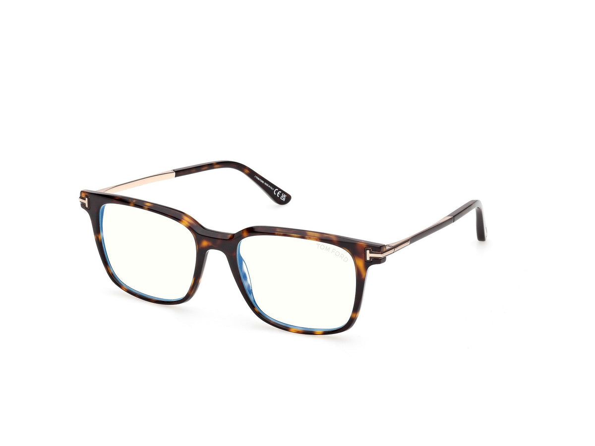 Tom Ford FT6124-B-53052-53 Dark Havana Square  53mm Eyeglasses