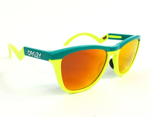 Oakley OO9289-0255 Green Yellow Rectangle Sunglasses