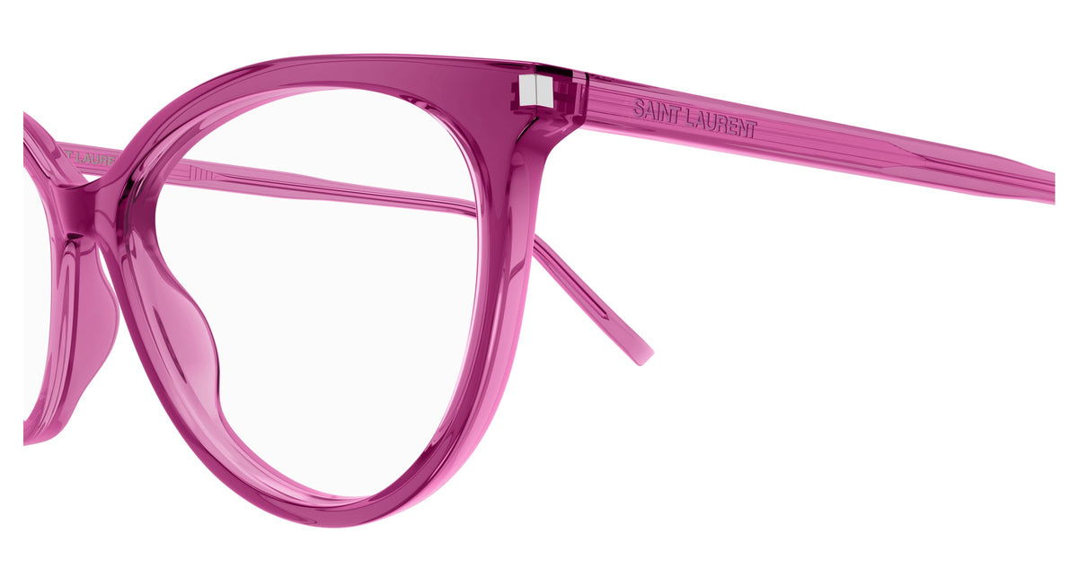 Yves Saint Laurent SL 261-010 Pink Cat Eye Eyeglasses 53mm