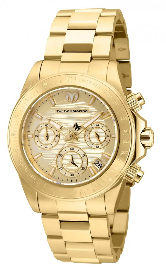 TechnoMarine TM-219013 TM-219013 Watch - Blue Dial Stainless Steel Band