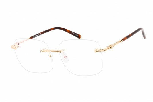 Charriol PC71044-C01 eyeglasses in shiny gold frame with clear lenses
