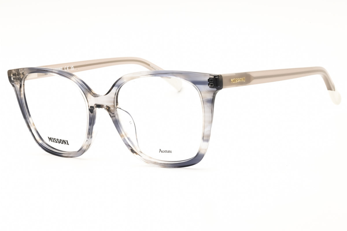 Missoni MIS 0160/G-03XJ 00 BLUGRYHOR Rectangular Eyeglasses 51mm Eyeglasses