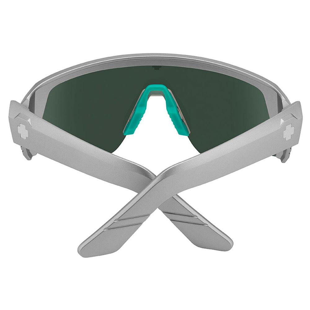 Spy MONOLITH SPEED-Matte Silver/Happy Gray Green Pink 142mm New Sunglasses