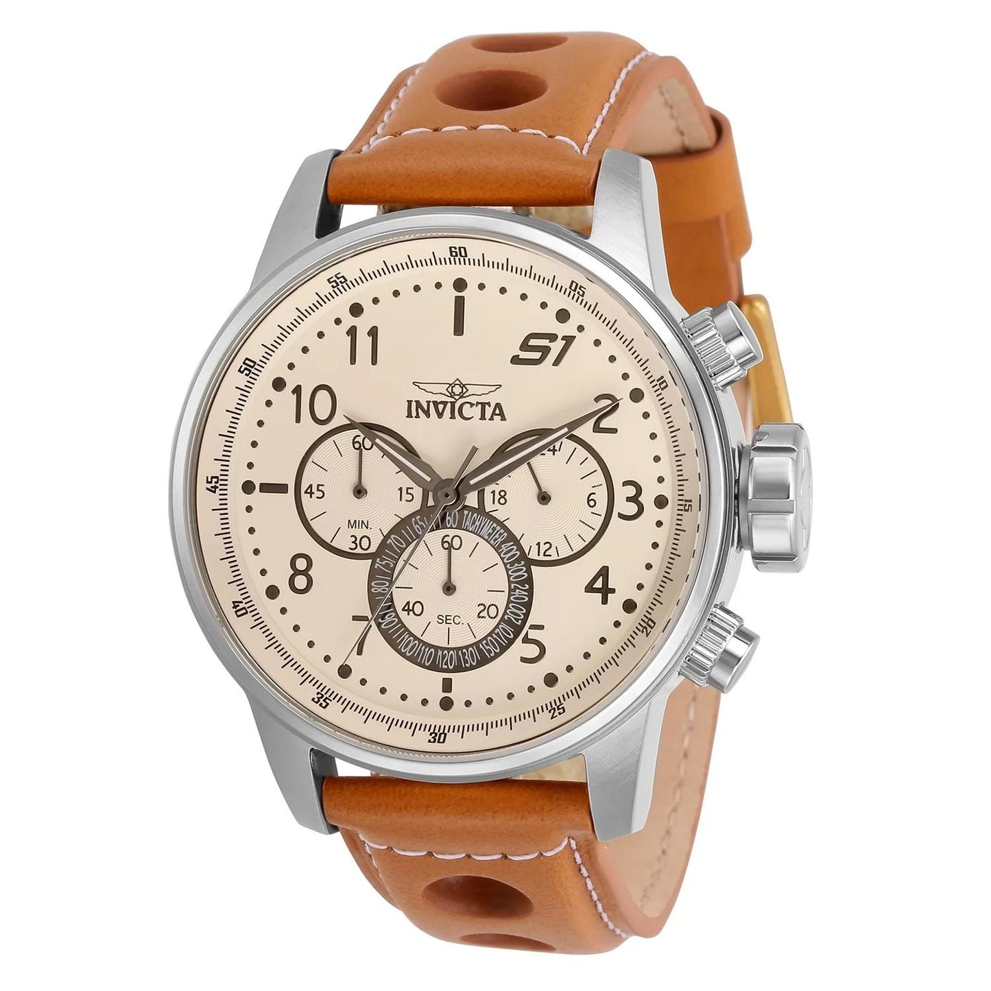 Invicta 30914 30914 Watch - White Dial Leather Band