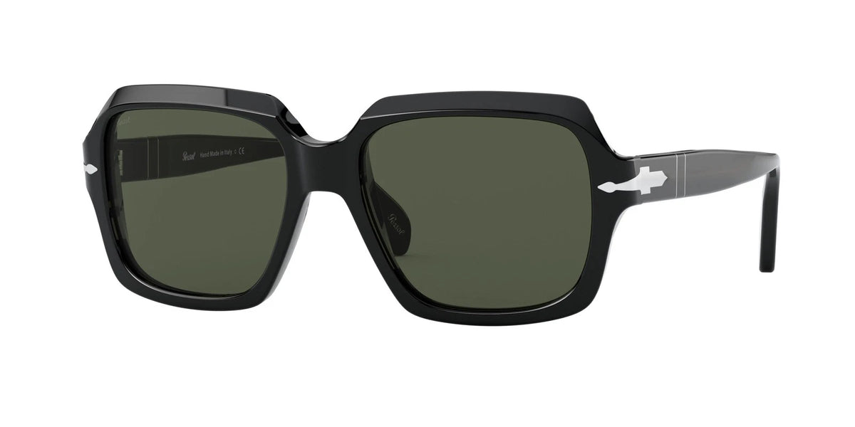 Persol 0PO0581S 95/31 54 Black Square  54mm Sunglasses