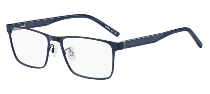 Hugo HG1316/G-PJP-55 Blue Rectangle Eyeglasses 55mm Eyeglasses
