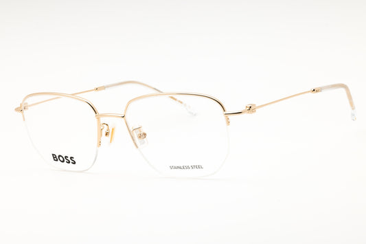 Hugo Boss BOSS 1544/F-0J5G 00 eyeglasses in gold frame with clear demo lenses