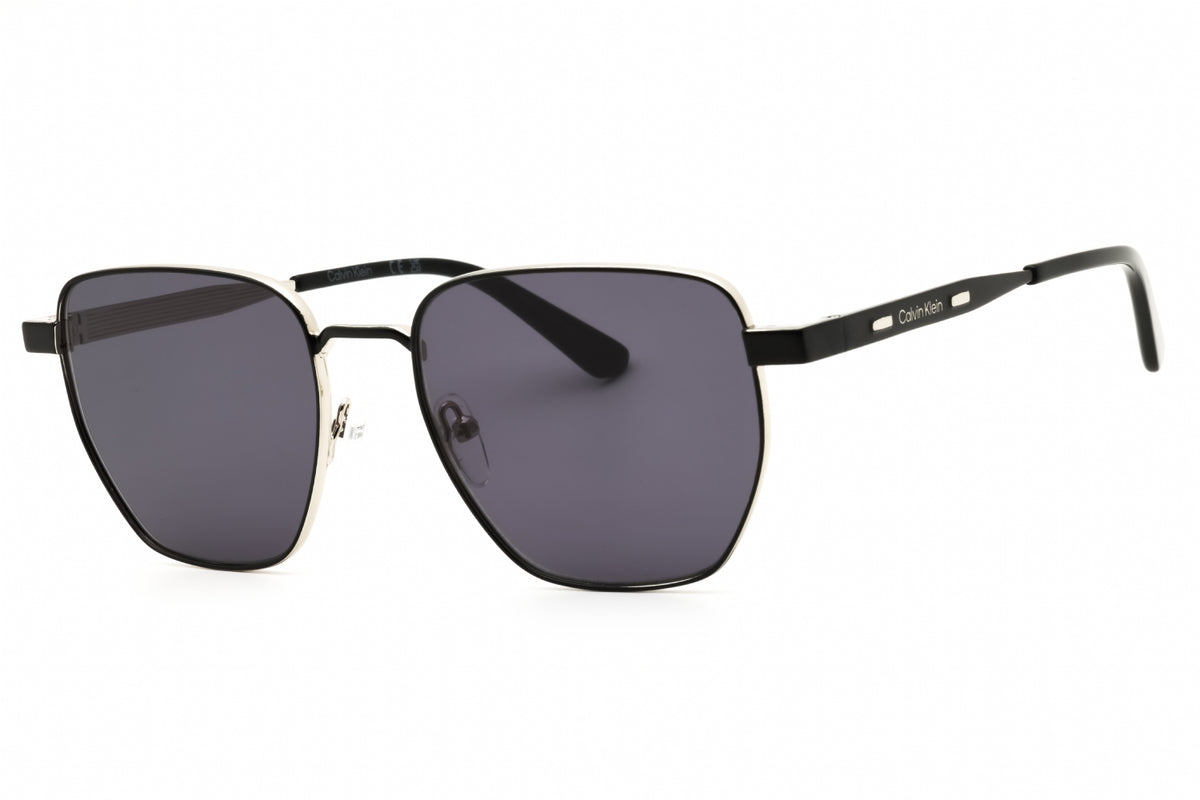 Calvin Klein CK25100SN-002 MATTE BLACK Rectangular Sunglasses 53mm