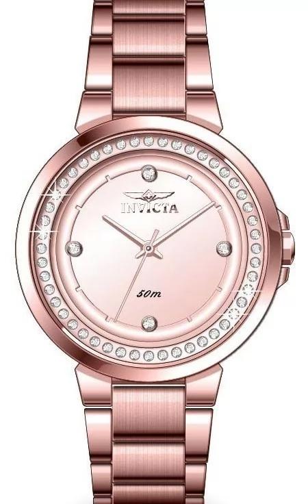 Invicta 50167 50167 Watch - Rose Gold Dial Stainless Steel Band