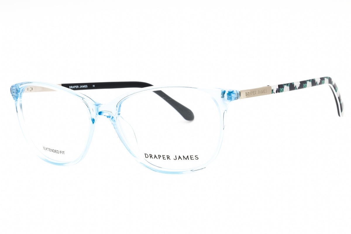 Draper James DJ5027-416 BLUE CRYSTAL Oval Eyeglasses 56mm Eyeglasses