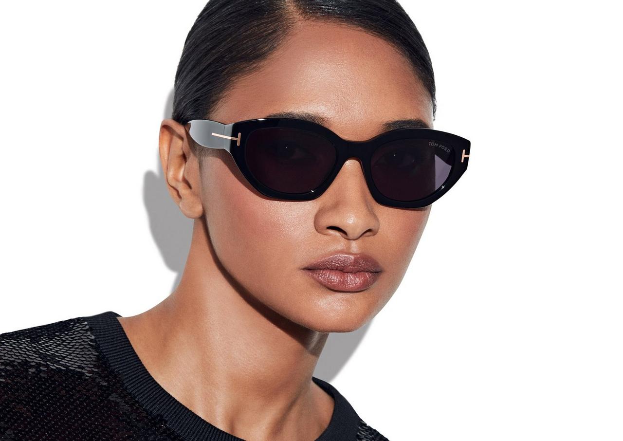 Tom Ford FT1086-01A 55mm New Sunglasses