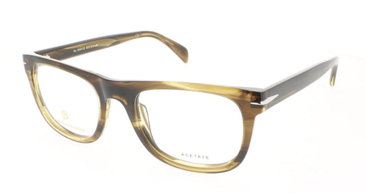 David Beckham DB-7085-0KKU-52 Havana Rectangle Eyeglasses 51mm