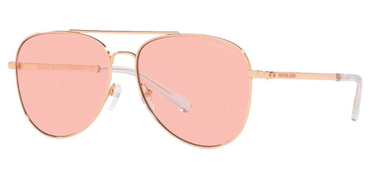 Michael Kors 0MK1045-11085-60 Rose Gold Round SUNGLASSES 0mm Sunglasses