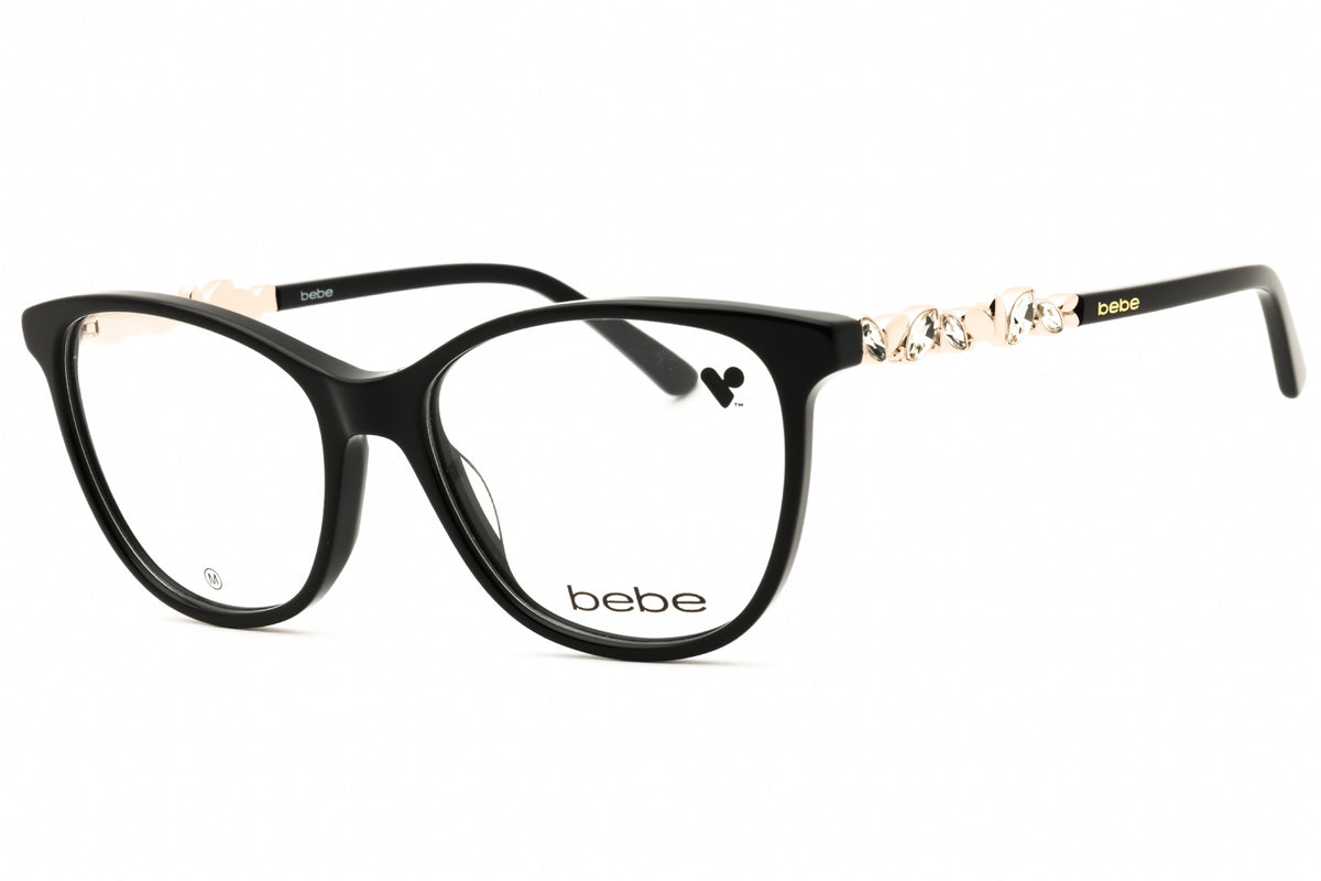 Bebe BB5229-001 JET Round Eyeglasses 52mm Eyeglasses
