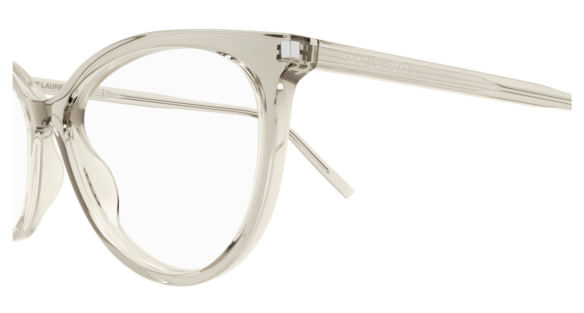 Yves Saint Laurent SL 261-009 Gold Cat Eye Eyeglasses 53mm