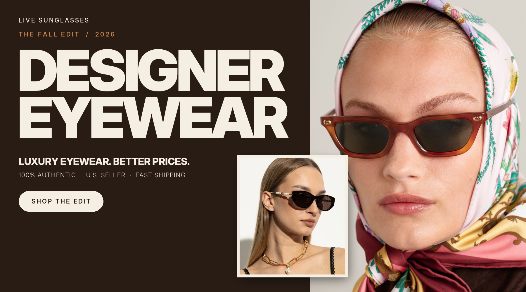 Designer eyewear, the fall edit